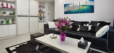 110平杭州裝修案例，蕭山區(qū)順發(fā)恒園現(xiàn)代簡約風(fēng)