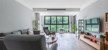 杭州180㎡北歐風(fēng)裝修，以原木為核心，回歸生活該有的樣子