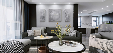 杭州120㎡現(xiàn)代簡約風(fēng)格裝修案例，簡約的高級(jí)感不就如此!