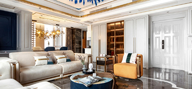 杭州119㎡現(xiàn)代輕奢風(fēng)格裝修案列，全屋空間連貫通透，視覺感十分高級(jí)!