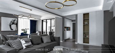 『設(shè)計(jì)』灰色鑲嵌自然木與寶藍(lán)色，帶你體驗(yàn)有質(zhì)感有品位的生活空間