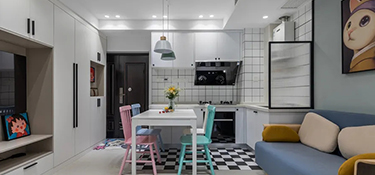 60㎡小戶型卡通動漫風格裝修案例解析！