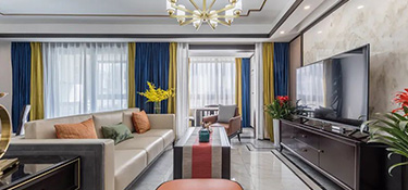 154㎡新中式風(fēng)格家，感受無隔斷空間帶來的流暢，兩個(gè)時(shí)代的光輝碰撞