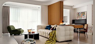 杭州獨(dú)城名邸裝修---慢生活的極簡(jiǎn)原木風(fēng)