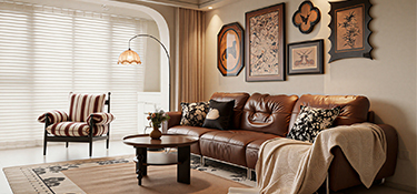 120㎡復古風，秋日氛圍感的小家