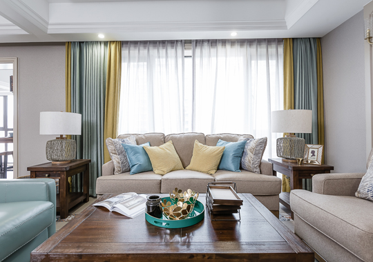 臨安玉蘭花園 毛坯新房裝修 美式風(fēng)格 156方