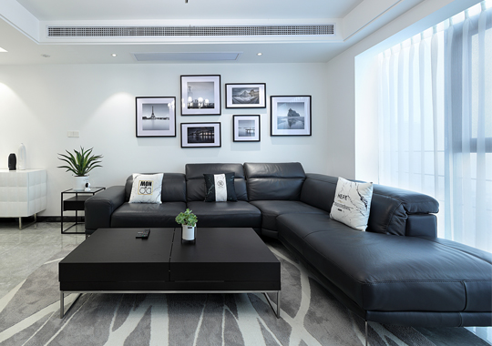 六合天寓 毛坯房裝修 現代風格 140方