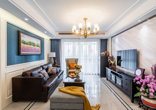 蕭山區(qū)金地德圣 三居室裝修 簡美風(fēng)格 163方