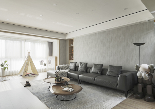 杭州裝修案例大平層裝修，現(xiàn)代極簡(jiǎn)風(fēng)格200方