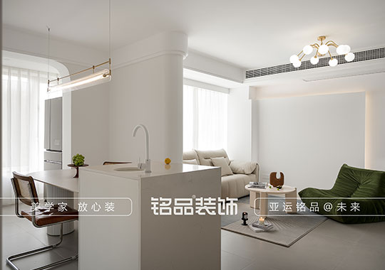 杭州世紀新筑裝修奶油混搭風(fēng)格效果圖