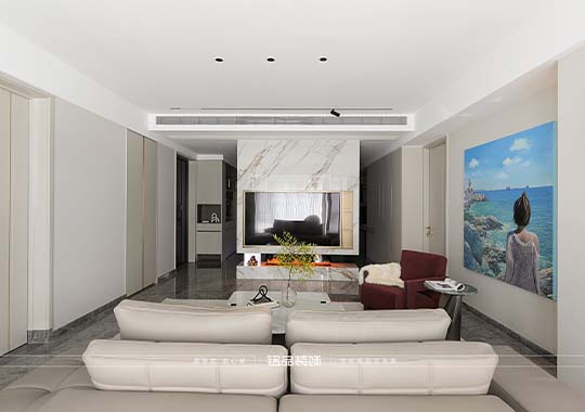 陽光城宸運府裝修案例 大平層 現(xiàn)代輕奢風(fēng)格 180平