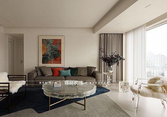 杭州鳳棲花園裝修 現(xiàn)代輕奢風(fēng) 120平裝修案例分享