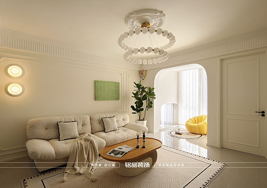 倉(cāng)夢(mèng)合寓裝修 法式奶油風(fēng)格 121平裝修案例分享