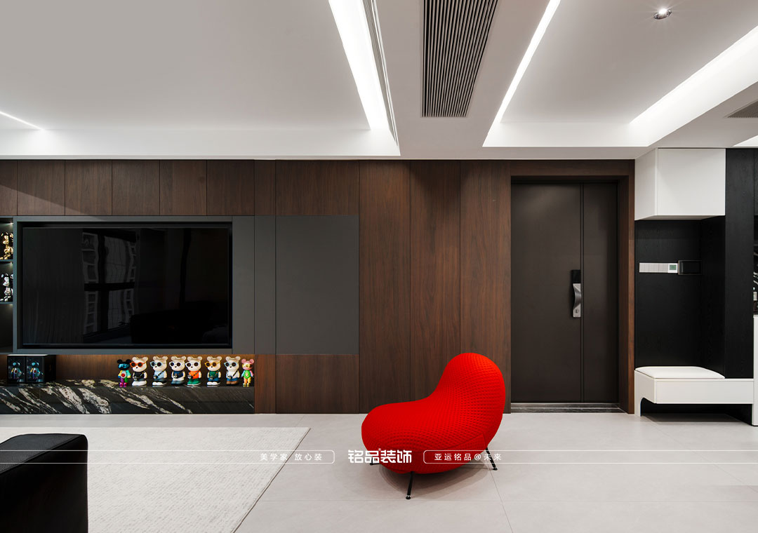 杭州王馬府裝修 146平意式極簡風(fēng)格裝修案例