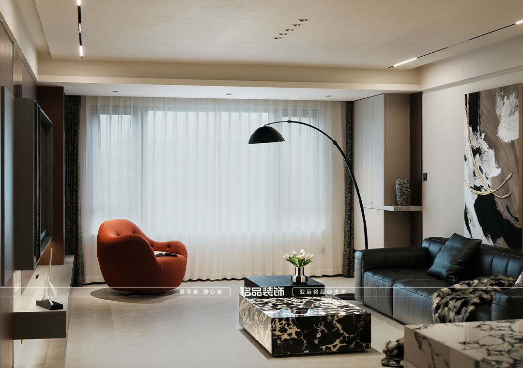 金華錦云江汀  130平意式風(fēng)格裝修案例分享