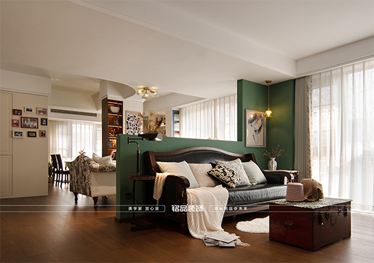 佳境天城佳合苑 181平復(fù)古風裝修案例分享