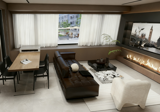 沁瑄云上府 139㎡四室兩廳兩衛(wèi)裝修效果圖