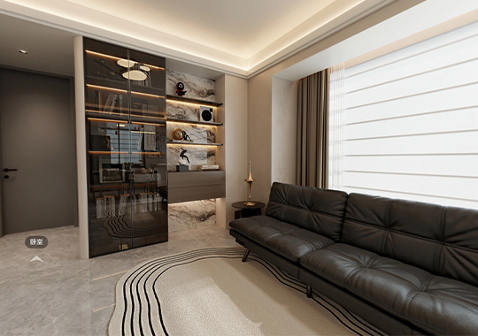 杭州云上鳳棲 99㎡三室一廳兩衛(wèi)裝修效果圖