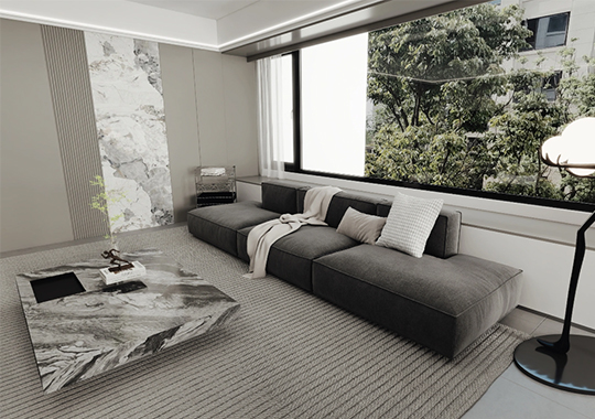 朝仕軒 D2戶(hù)型139㎡四室兩廳一廚兩衛(wèi)裝修效果圖