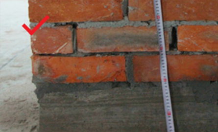 衛(wèi)生間砌墻沒(méi)有止水梁或太低