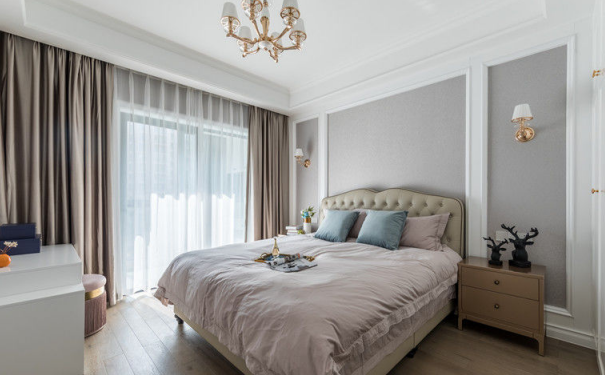 杭州裝修輕奢風格臥室效果圖