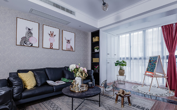 杭州133㎡北歐復古風裝修案列