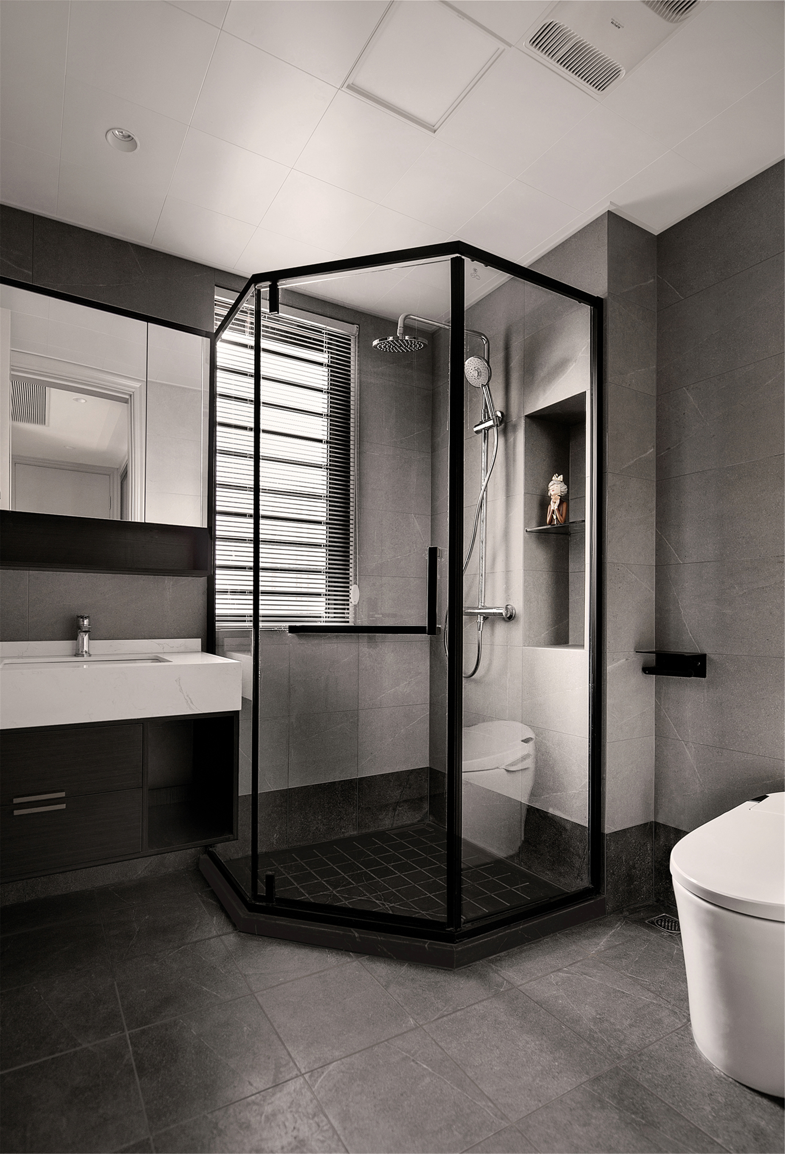 現(xiàn)代風格裝修效果圖衛(wèi)浴