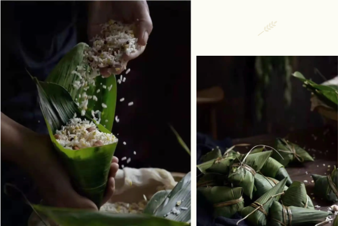 杭州裝修銘品裝飾邀請(qǐng)客戶來包粽子