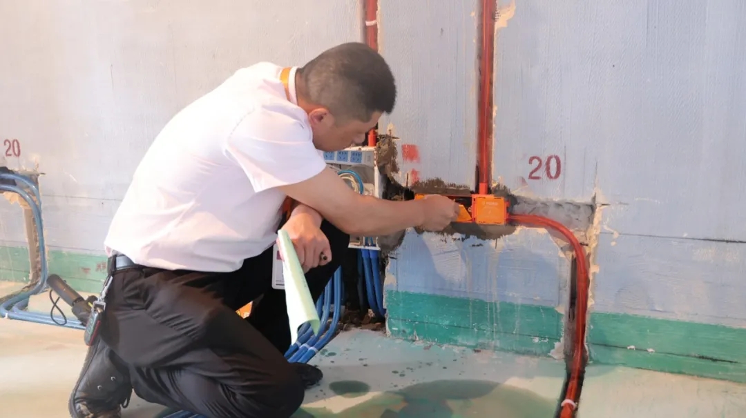 杭州銘品裝飾領導視察裝修工地